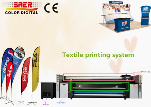 Buy Large Format Textile Printing Machine With High DPI Print Head at wholesale prices