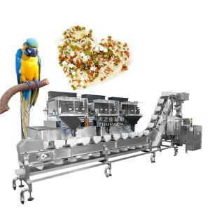 Quality Automatic Parrot Food Packing Machine with Multihead Weigher for sale