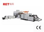 AC Motor Driven Non Woven Zipper Bag Making Machine With LCD Touch Screen