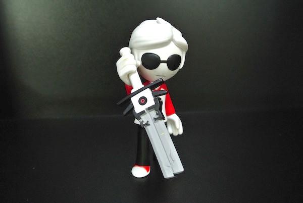 White Hair Dave Anime Action Figures , Plastic Action Figures Customized Color