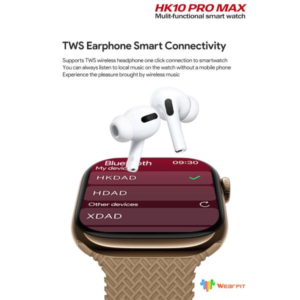 HK10 Pro Max 4G bluetooth Smartwatch ChatGPT AMOLED Screen