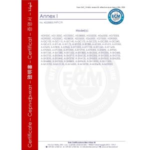 Fuzhou Hosem Power Co., Ltd. Certifications