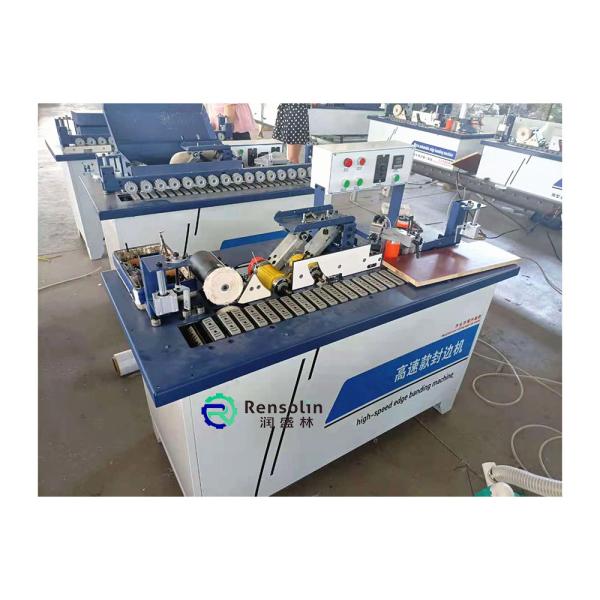 220v Automatic Edge Banding Machine End Cutting Buffing Pvc Edging Machine