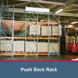 China Push Back Pallet Racks High Density Warehouse Storage Racks  heavy racking on sale