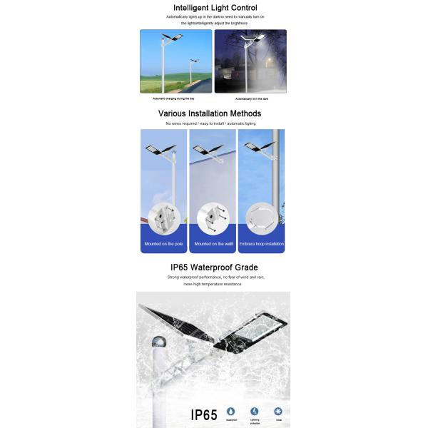 Waterproof Solar Flood Lights 30W Outdoor Solar Parking Lot Lights