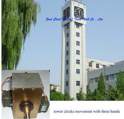 Buy tower building clocks and movement mechanism with stepper motor,3 arrow tower clock-GOOD CLOCK(YANTAI)TRUST-WELL CO LTD at wholesale prices
