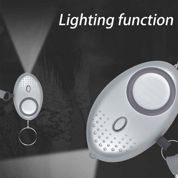 Self Defense Safesound Personal Alarm With Led Flash Light