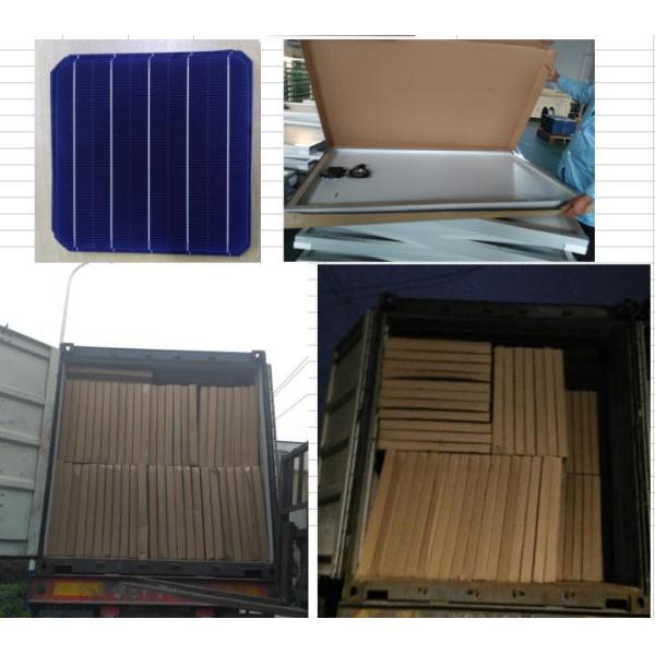 Anti Aging Monocrystalline Silicon Solar Panels IP67 Rated With Junction Box