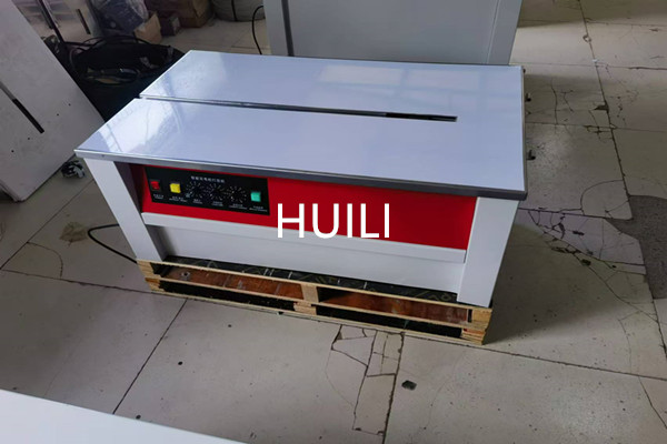 9mm-15mm Width Strap Semi Automatic Box Strapping Machine Flip Up Desktop Design