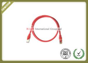 China STP 24AWG Network Patch Cord , RJ45 Cat5e Ethernet Patch Cable With Color Boot on sale