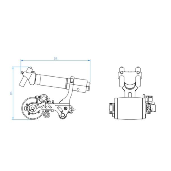 Tmteck Roller Scanner Tr1 / Wheel Scanner Carbon Fiber Composite Detection