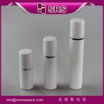 Shangyu SRS lotion plastic airless bottles ,15ml 30ml 50ml luxury white airless