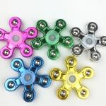 Newest Finger Spinner LED Transparent Long Rotation Time Multi Color Led Light