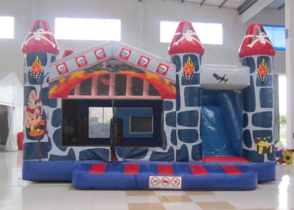 Buy Customized inflatable bouncy castle printing inflatable bouncy castle with slide at wholesale prices