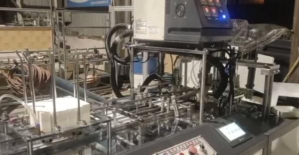 Buy Automatically Disposable Lunch Box Making Machine Paper Food Container Machine at wholesale prices