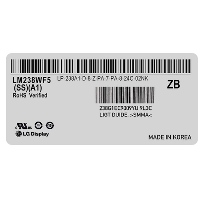 LG 23.8 Inch PC LCD Module LM238WF5 SSA1 FHD 250CD 30P For W15C Desktop PC