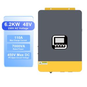 Quality 6.2kW 48V Hybrid Solar Inverter with MPPT &amp; Pure Sine Wave for sale