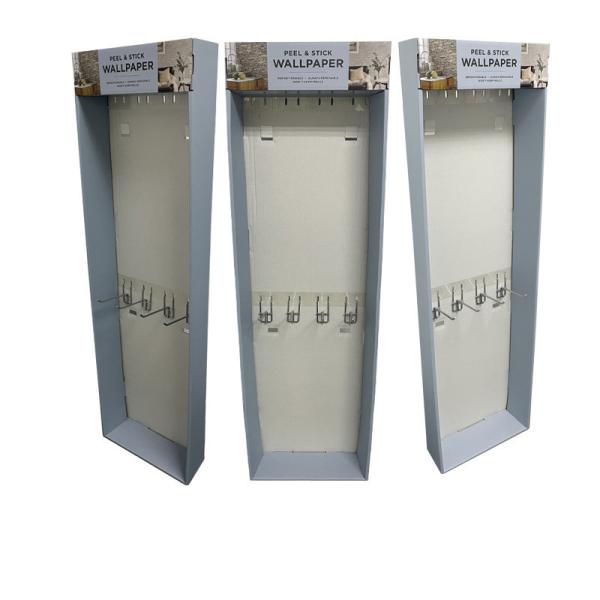 Buy Custom Display Box Cardboard Point Display With Metal Hanger Hook at wholesale prices