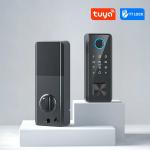 Biometric Deadbolt Code Door Lock Card Key Access TTLock Tuya App Remote Control