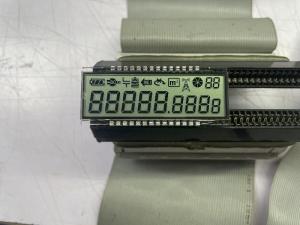 Quality Factory Custom 8 Digit TN LCD Display Positive Seven Segment PIN Connection For Electronic Gas Meter for sale