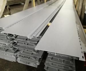 China Sand Matt Powder Coating Aluminum Extrusion Profiles For Aluminum Plank on sale