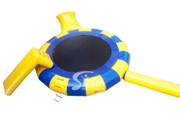 Buy 5 mts Dia. kids N adults inflatable water trampoline with springs available combined with blob, slide N log at wholesale prices