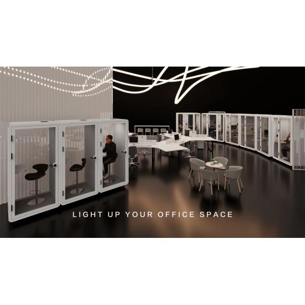 Customized Office Sound Proof Booth , Prefab Home Office Pod 380kg