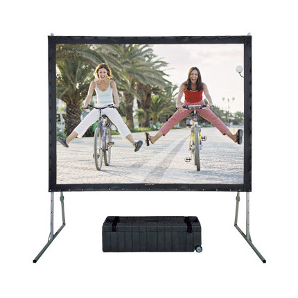 Outdoor Fast Fold Screens 100 " Diagnal With Flexible Front Projection Fabric