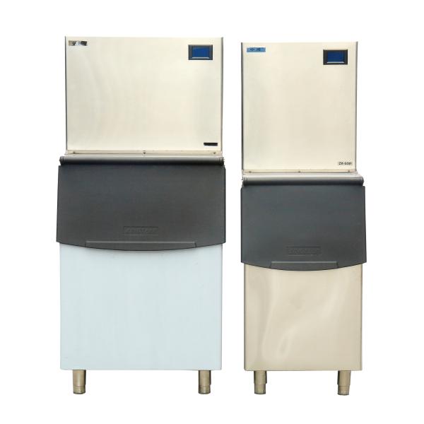 Stainless Steel Shell Automatic Ice Machine Large Capacity 315Kg / 24H Output for Tea Shop
