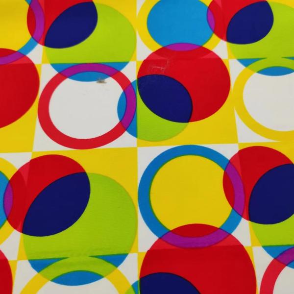 100% Polyester 75Dx150D Printed Peach Skin Fabric Plain Breathable