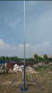 Quality telescopic mast / 5m telescopic pole antenna tower light weight flag pole 30ft 9 meter high aluminum mast for sale
