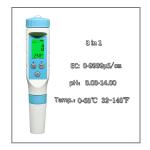 3 IN 1 Smart Bluetooth PH Meter EC TEMP Tester BLE-9902 Mobile App Control