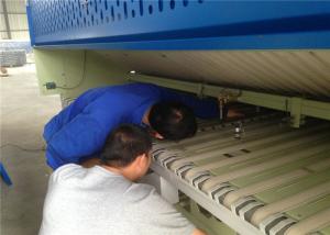 China Safe Automatic Ironing Folding Machine Double Channels Design High Thermal Efficiency on sale