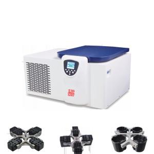 Quality 1.8KW Refrigerated Table Top Centrifuge 20 Program With Single Chip Microcomputer for sale