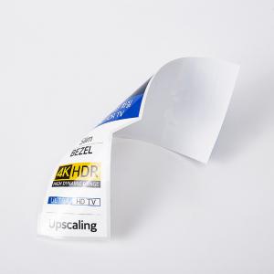 Quality Custom Self Adhesive Label Sticker Fixed Transparent Digital LOGO for sale