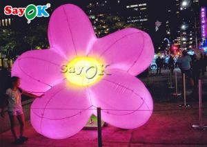 Quality Artificial Inflatable LED Hanging Flower For Advertising Decorating for sale