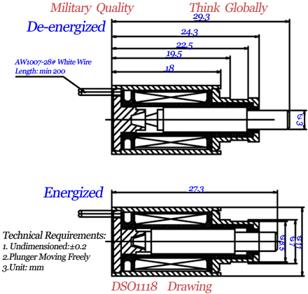 Linear Solenoids︱Tubular Solenoids︱Push type Solenoids︱Testing machines Tubular Solenoids