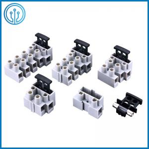 China In Line Connector M3 Screw Terminal FT06-4 With Fuseholder 6.3A 250V And Terminal 32A 450V on sale