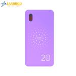 OEM Wireless Power Bank with Built-in 3-IN-1 Cable 20000mAh LED Display Type-C