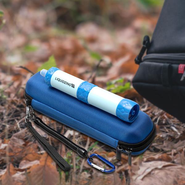 LIQUIDZING Mini Portable Water Filter Straw For Camping ABS Pressure Filtration