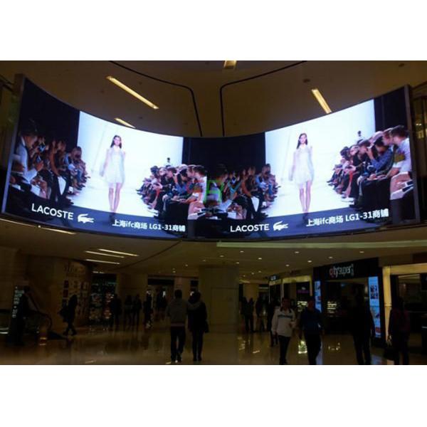 5mm Pixel Pitch Curved LED Panels 1/16 Scan Constant Current Commercial LED Displays