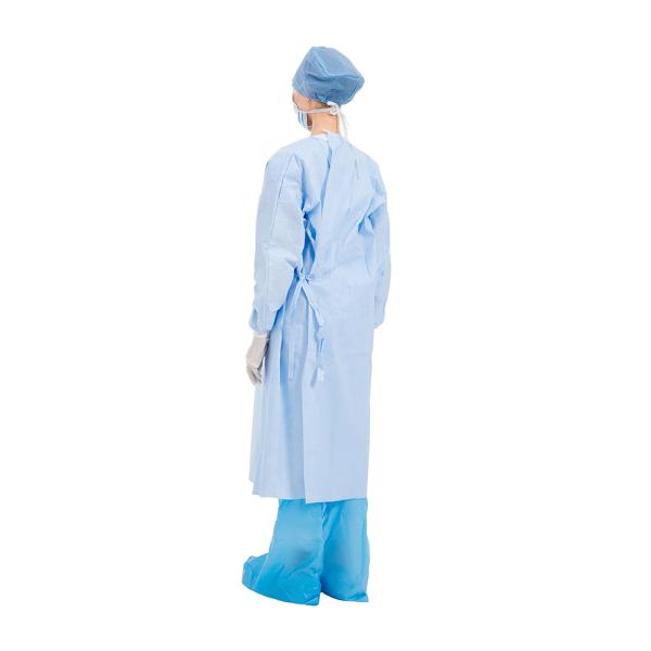 Sterile Disposable Surgical Gown AAMI Level 4 Full Back Type