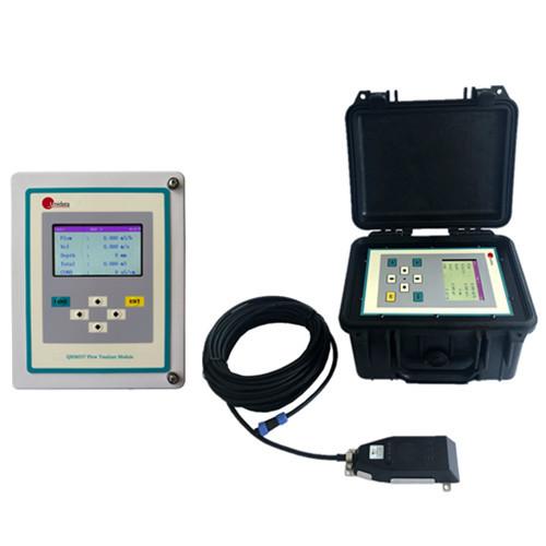 Buy pulse output hydraulic monitor open channel doppler flow meter for partially filled pipe at wholesale prices