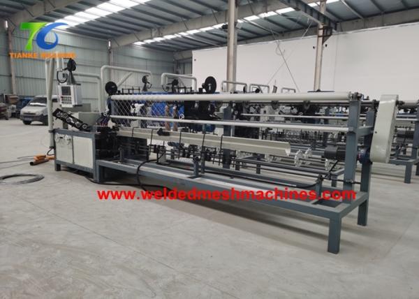 Buy Galvanized Wire 4m Width Servo Motor Diamond Mesh Machine at wholesale prices