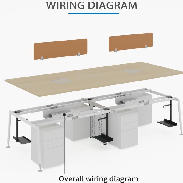 Office Workstation Of Open Space Enhance Your Office with Multiple Shelf Options and Furniture