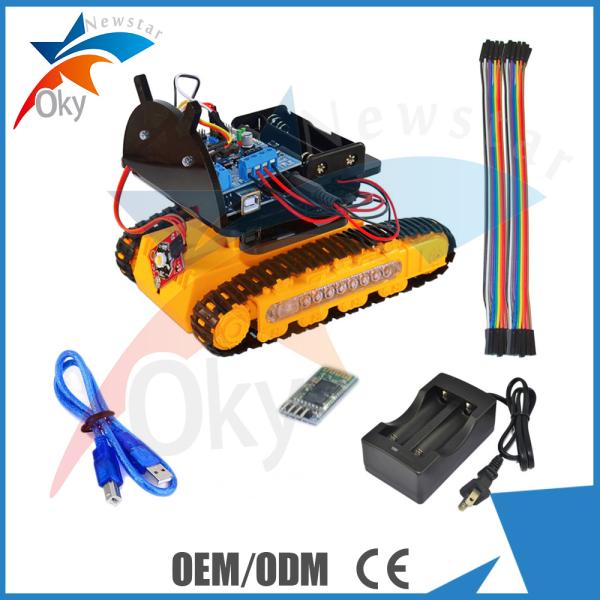 Less Noise Electric Car Chassis Intelligent Arduino Android Mobile Phone Controls Car
