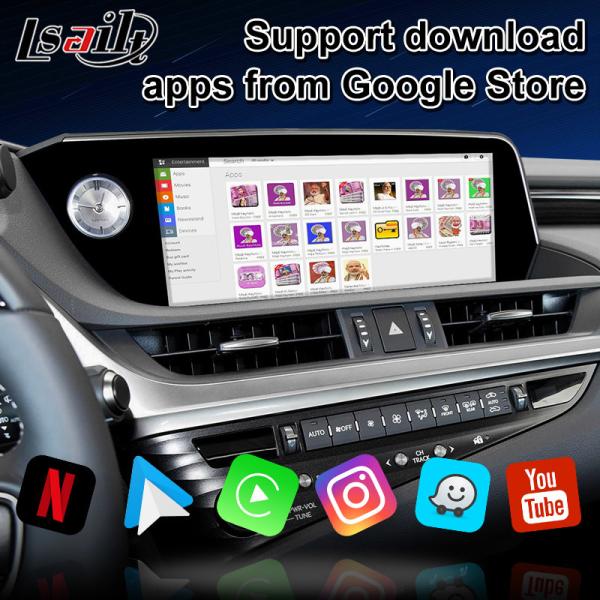 Lsailt 12.3 Inch Lexus Android Auto Screen RK3399 Youtube Carplay Display For ES250 ES300h ES350