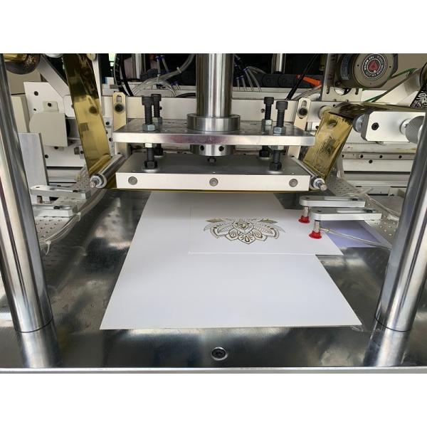 510 X 350 Mm 400gsm Paper Automatic Foil Stamping Machine