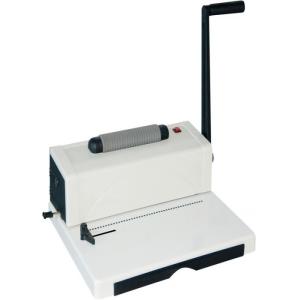 Office Desktop Manual Wire Comb Binding Machine Single Loop Spiral C9027
