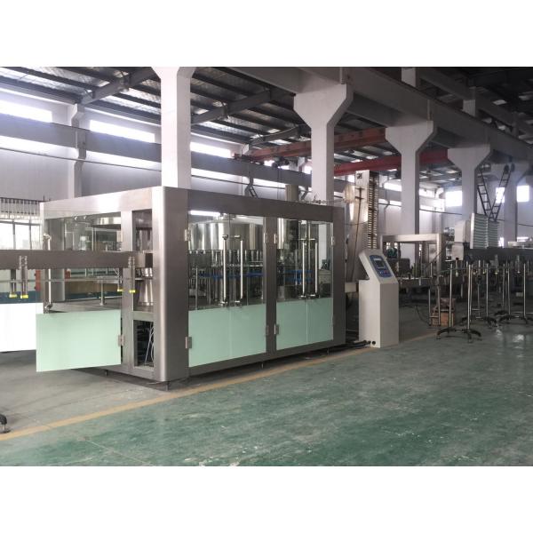 Glass Bottle Automatic Water Bottling Machine For Soft Drink / Hot Drink / Gas